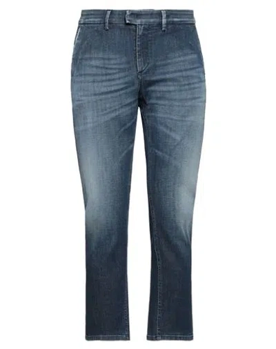 Dondup Man Jeans Blue Size 34 Cotton, Elastane