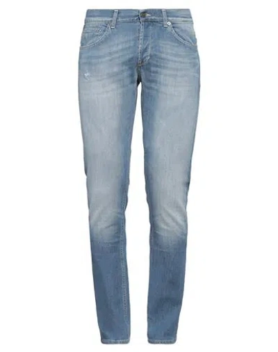 Dondup Man Jeans Blue Size 29 Cotton, Elastane
