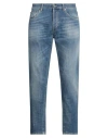 Dondup Man Jeans Blue Size 34 Cotton, Elastomultiester In Blue