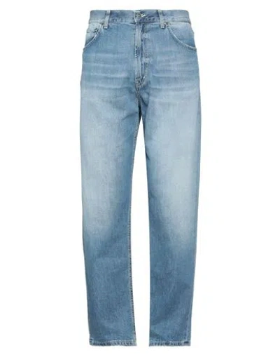 Dondup Man Jeans Blue Size 35 Cotton In Denim