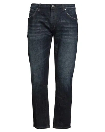 Dondup Man Jeans Blue Size 35 Cotton, Elastane