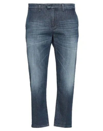 Dondup Man Jeans Blue Size 35 Cotton, Elastane