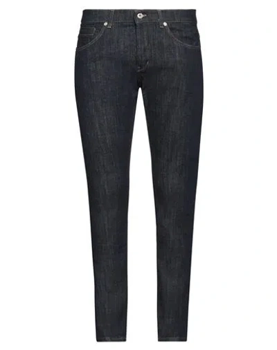 Dondup Man Jeans Blue Size 35 Cotton, Elastane