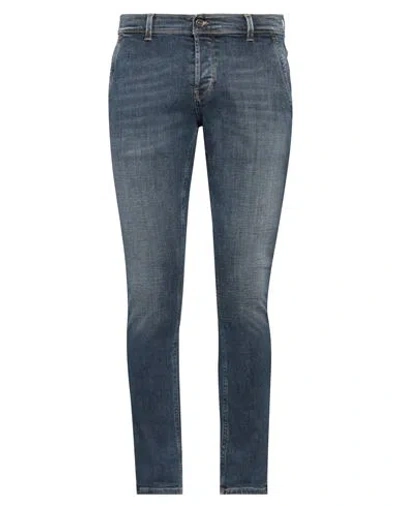 Dondup Man Jeans Blue Size 35 Organic Cotton, Recycled Elastane