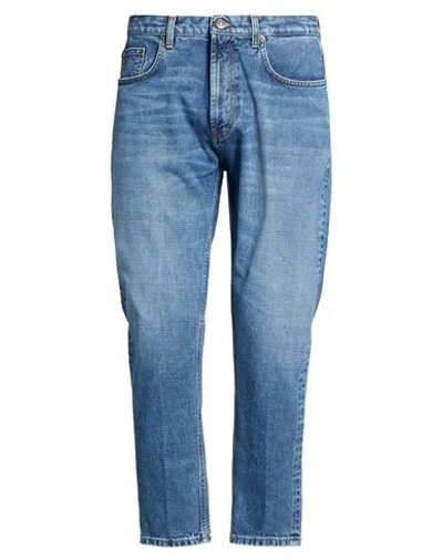Dondup Man Jeans Blue Size 36 Cotton, Recycled Cotton