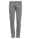 Dondup Man Jeans Grey Size 35 Cotton, Elastane