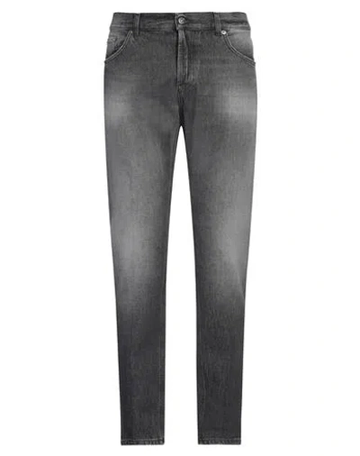 Dondup Man Jeans Grey Size 35 Polyester, Cotton