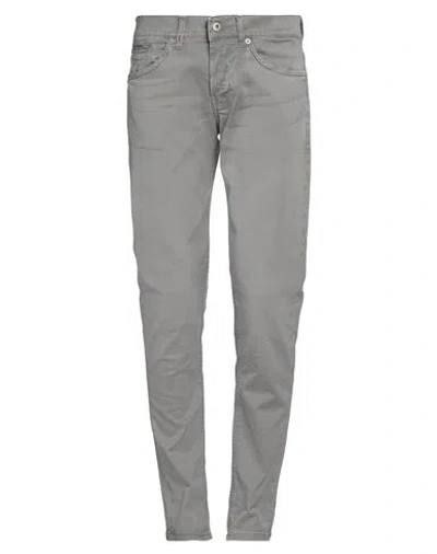 Dondup Man Jeans Grey Size 34 Cotton, Elastane In Grey