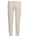 Dondup Man Jeans Grey Size 38 Cotton, Elastane In Neutral