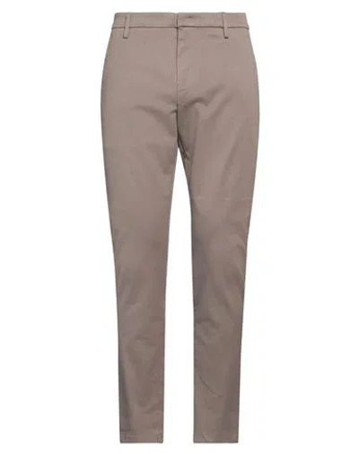 Dondup Man Jeans Khaki Size 35 Cotton, Elastane In Beige