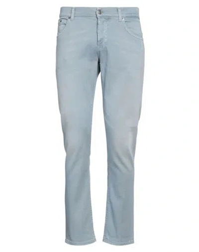 Dondup Man Jeans Light Blue Size 34 Cotton, Elastomultiester, Elastane