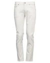 Dondup Man Jeans Light Grey Size 35 Cotton, Elastomultiester, Elastane