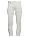 Dondup Man Jeans Light Grey Size 33 Cotton, Elastomultiester, Elastane