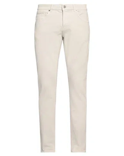 Dondup Man Jeans Light Grey Size 36 Cotton, Elastane In Grey