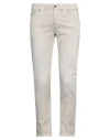 Dondup Man Jeans Light Grey Size 35 Cotton, Elastomultiester, Elastane In Grey