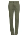 Dondup Man Jeans Military Green Size 30 Cotton, Elastane