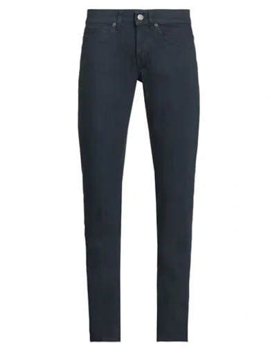 DONDUP DONDUP MAN JEANS NAVY SIZE 29 COTTON, ELASTANE