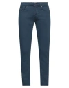 Dondup Man Jeans Navy Size 34 Cotton, Elastane In Navy Blue