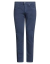 Dondup Man Jeans Navy Size 34 Cotton, Elastane In Blue
