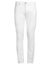 Dondup Denim Trousers With Belt Loops In White