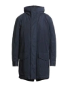 Dondup Man Overcoat & Trench Coat Midnight Blue Size 42 Polyester