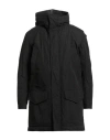 Dondup Man Overcoat & Trench Coat Military Green Size 36 Polyester In Black