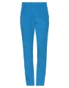 Dondup Man Pants Azure Size 34 Cotton, Elastane In Blue