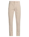 Dondup Man Pants Beige Size 29 Cotton, Elastane In Neutral