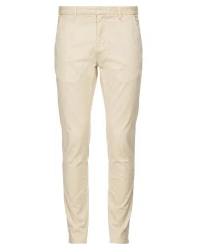 Dondup Man Pants Beige Size 30 Cotton, Elastane In Multi