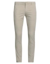 Dondup Man Pants Beige Size 30 Cotton, Elastane