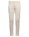Dondup Man Pants Beige Size 34 Cotton, Elastane In Beige