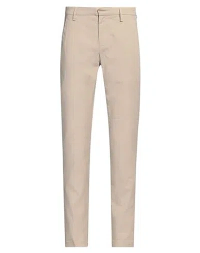 Dondup Man Pants Beige Size 31 Cotton, Elastane In Neutral