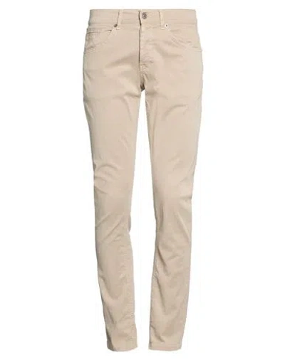 Dondup Man Pants Beige Size 31 Cotton, Lyocell, Elastane In Neutral