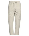 Dondup Man Pants Beige Size 31 Cotton, Modal, Elastane In Gray