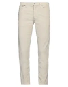 Dondup Man Pants Beige Size 33 Cotton, Elastane