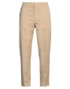 Dondup Man Pants Beige Size 33 Cotton, Elastane