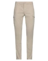 Dondup Man Pants Beige Size 33 Cotton, Elastane