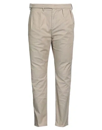 Dondup Man Pants Beige Size 33 Cotton, Elastane