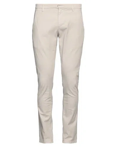 Dondup Man Pants Beige Size 32 Cotton, Elastane In Beige