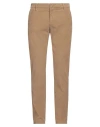 Dondup Man Pants Beige Size 33 Cotton, Elastane
