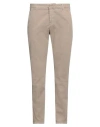 Dondup Man Pants Beige Size 38 Cotton, Elastane