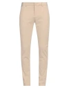 Dondup Man Pants Beige Size 33 Viscose, Polyamide, Elastane