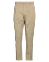 Dondup Man Pants Beige Size 35 Cotton, Lyocell, Elastane