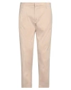 Dondup Man Pants Beige Size 34 Cotton, Polyamide, Elastane