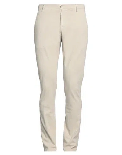 Dondup Man Pants Beige Size 34 Cotton, Polyester, Elastane