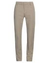 Dondup Man Pants Khaki Size 35 Cotton, Polyester, Elastane In Beige