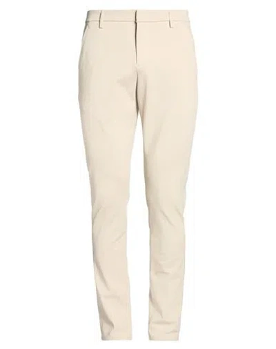 Dondup Man Pants Beige Size 34 Viscose, Polyamide, Elastane In Neutral