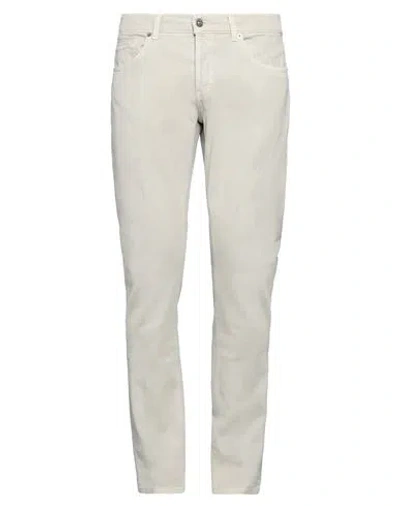 Dondup Man Pants Beige Size 30 Cotton, Elastane