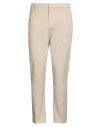 Dondup Man Pants Beige Size 35 Cotton, Elastane In Sand