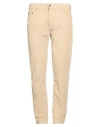 Dondup Man Pants Beige Size 35 Cotton, Lyocell, Elastane In Black
